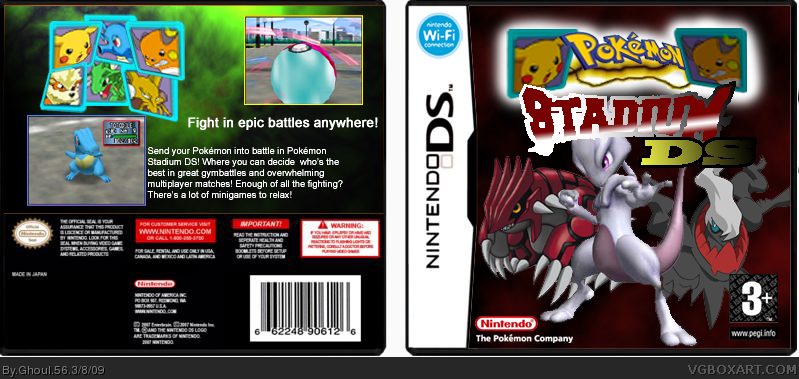 Pokemon Stadium DS box cover