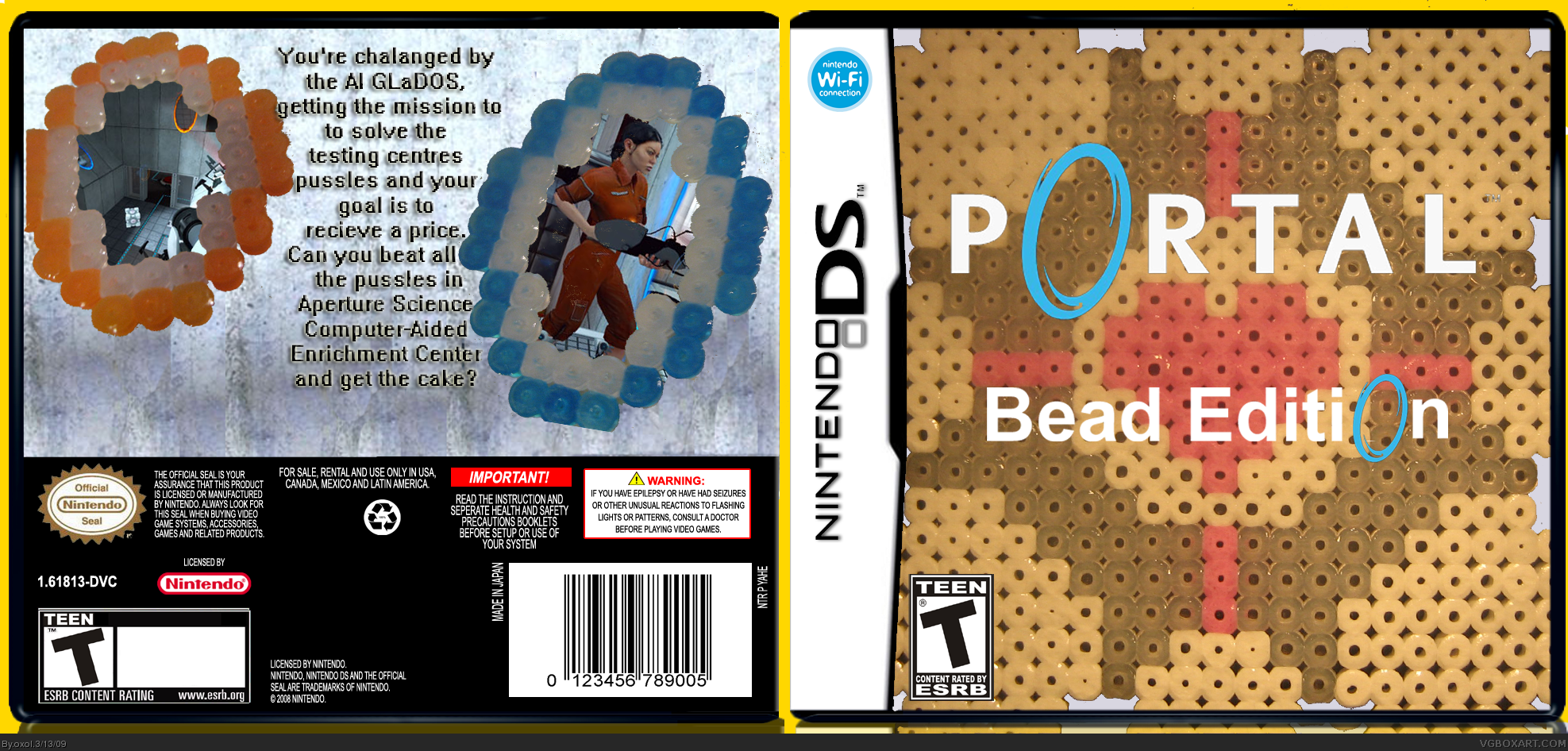 Portal DS box cover