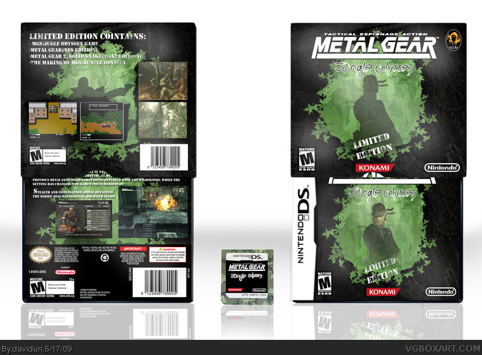 Metal Gear Solid: Jungle Odyssey box art cover
