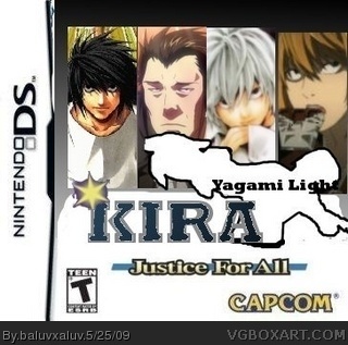 (Deathnote)Yagami Light: Kira: Justice for all box cover