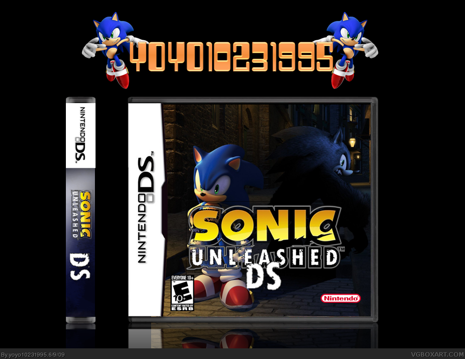 Sonic Unleashed DS box cover