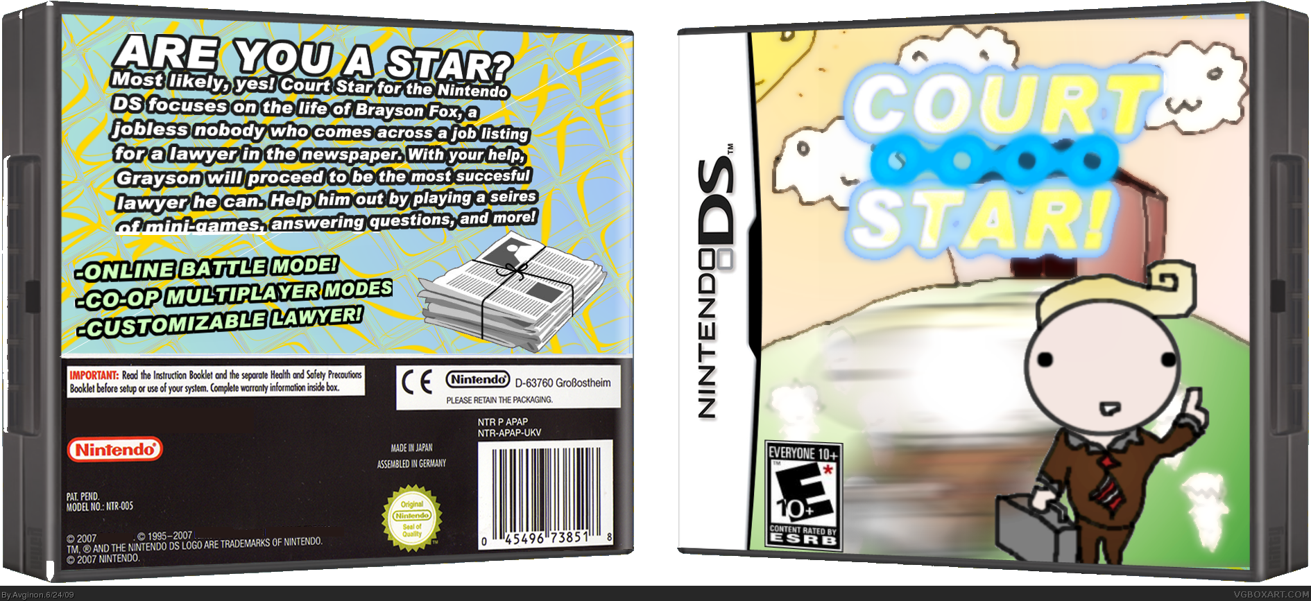 Court Star! box cover