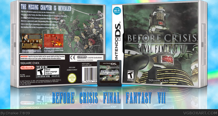 Before Crisis: Final Fantasy VII box art cover