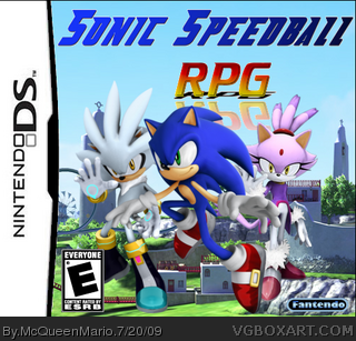Sonic Speedball RPG box cover