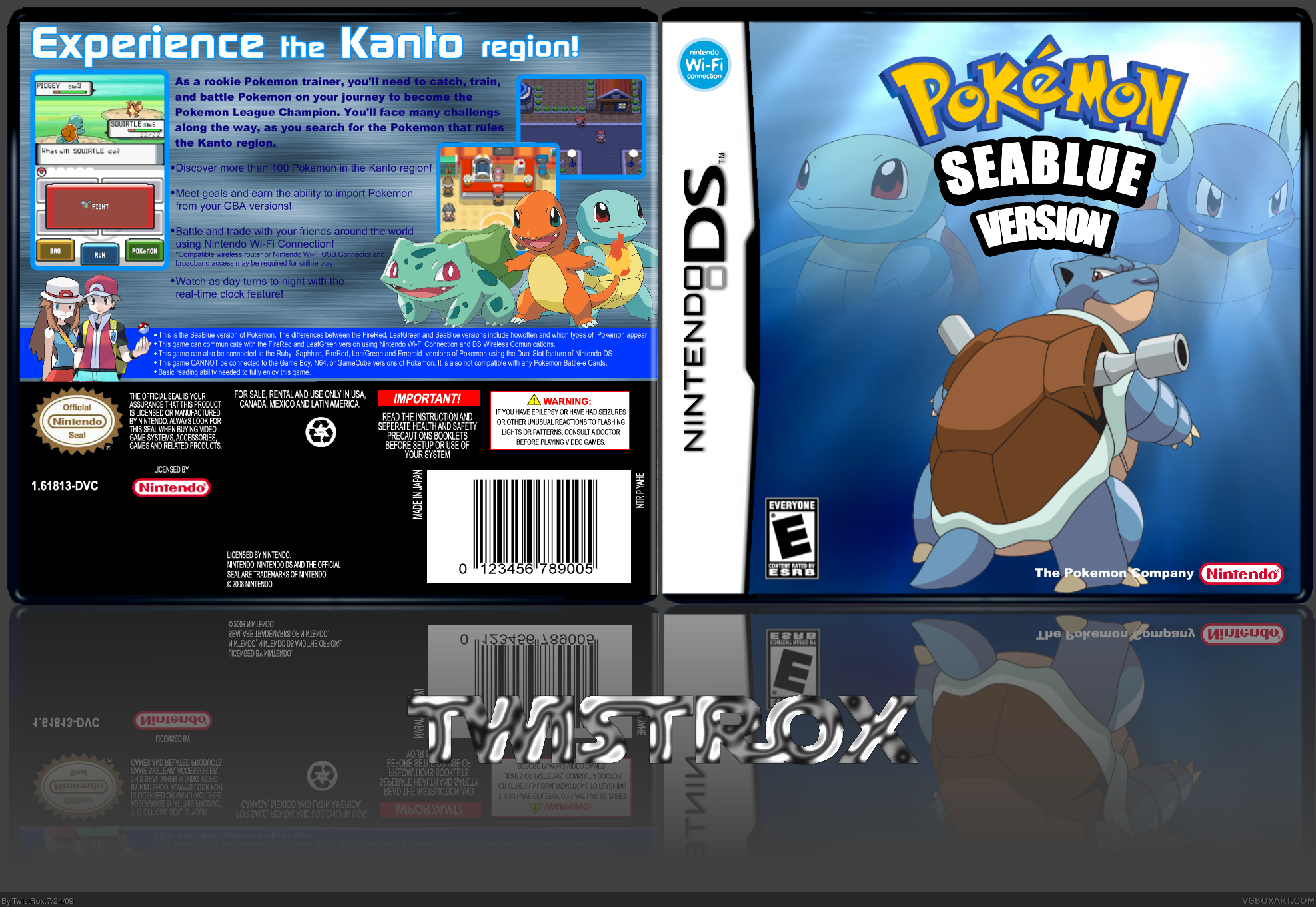 Pokemon SeaBlue box cover