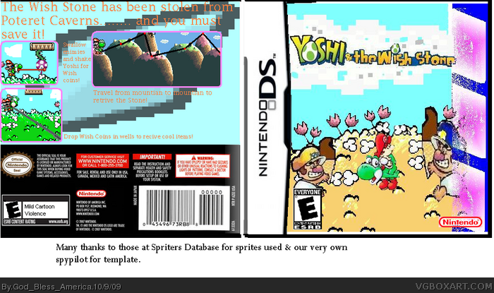 Yoshi & The Wish Stone box art cover