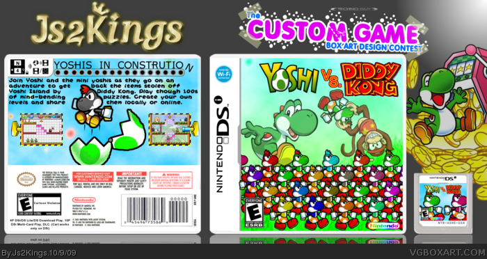Yoshi vs. Diddy Kong box art cover