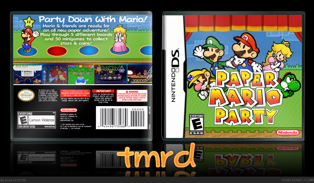 Paper Mario Party box cover