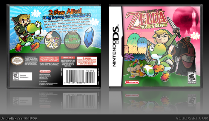 The Legend of Zelda: Yoshi's Island box art cover