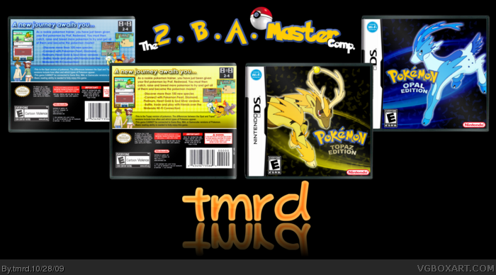 Pokemon Opal & Topaz Versions box art cover