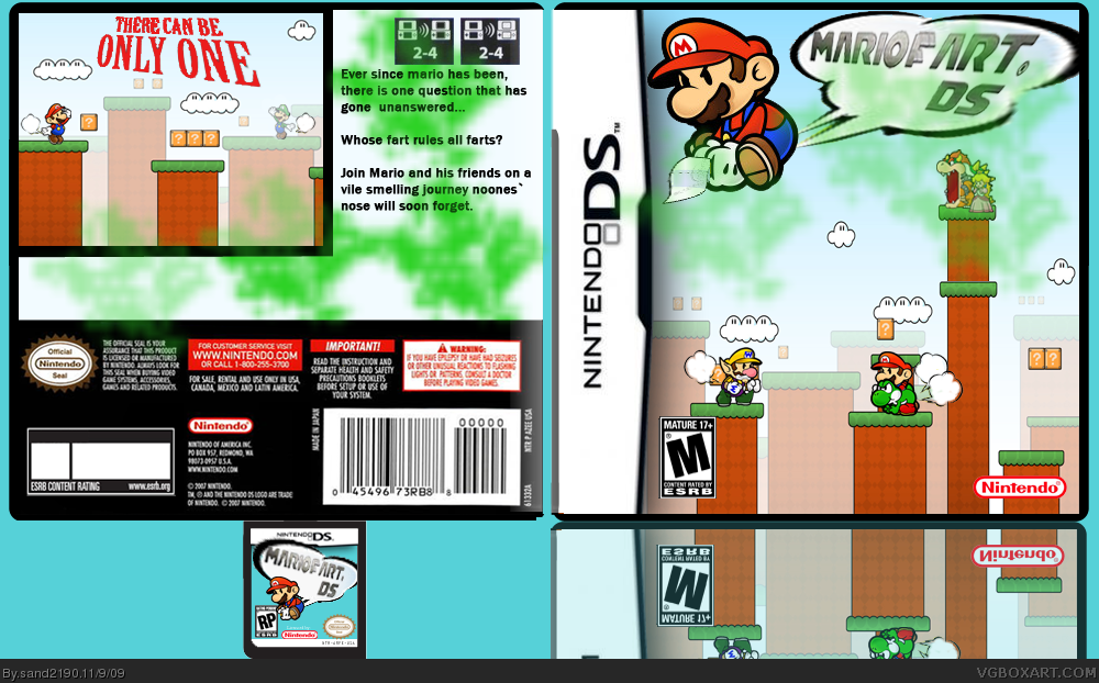 Mario Kart box cover