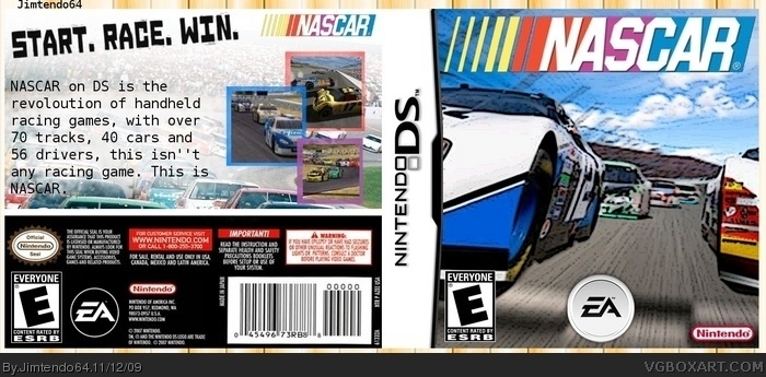 NASCAR box art cover