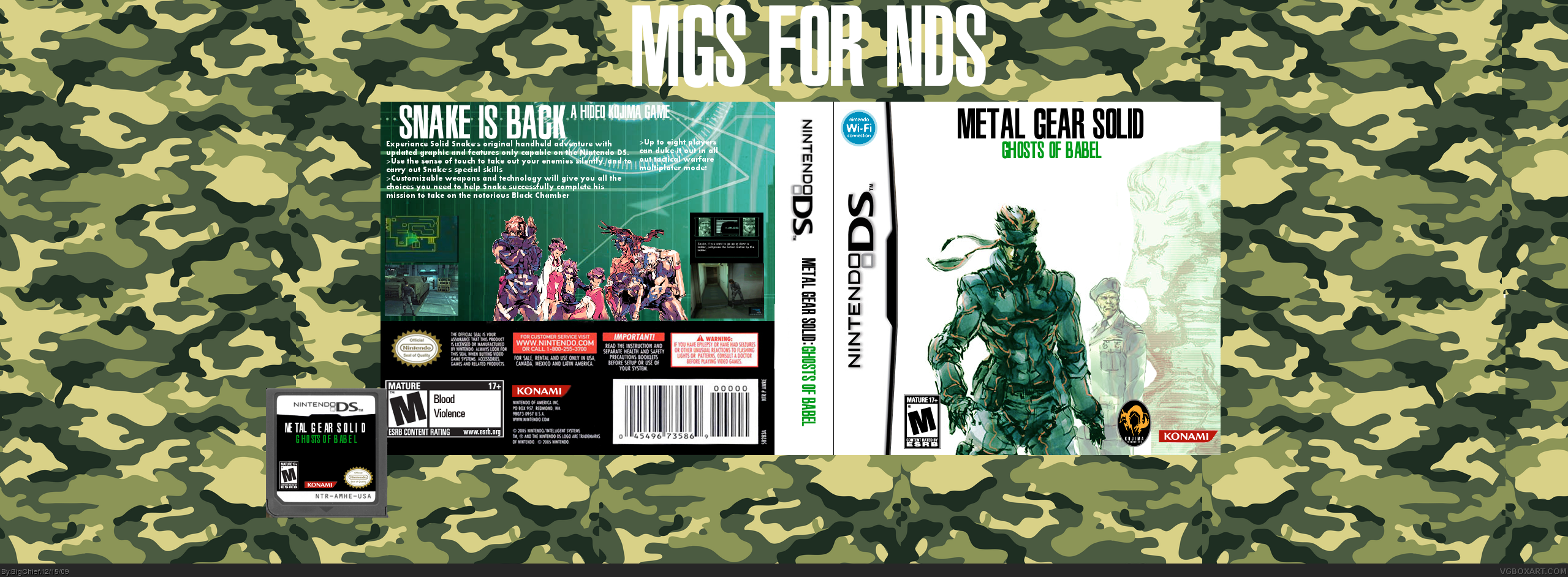 Metal Gear Solid: Ghosts of Babel box cover