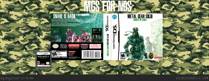 Metal Gear Solid: Ghosts of Babel box art cover