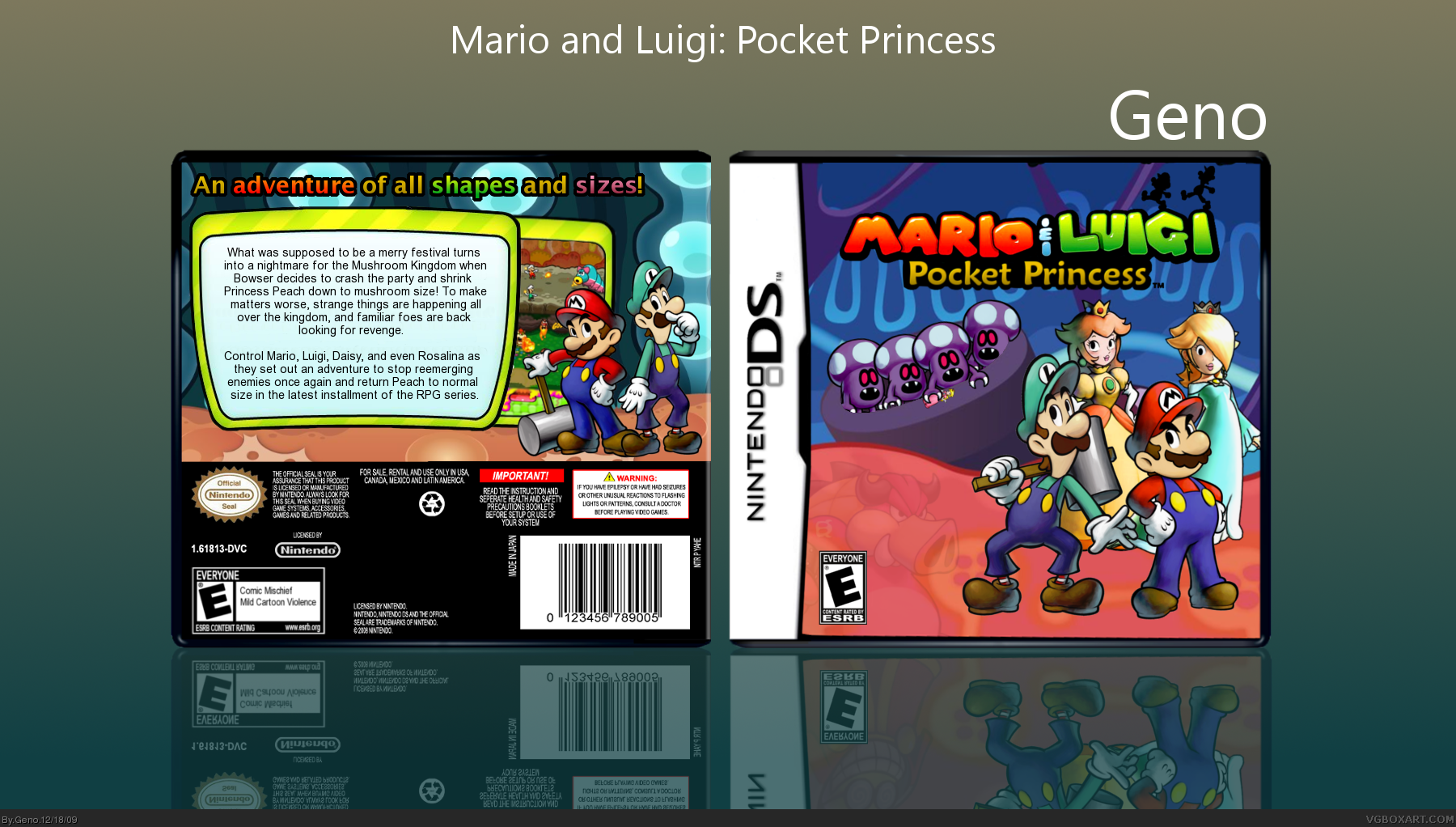 Mario & Luigi: Pocket Princess box cover