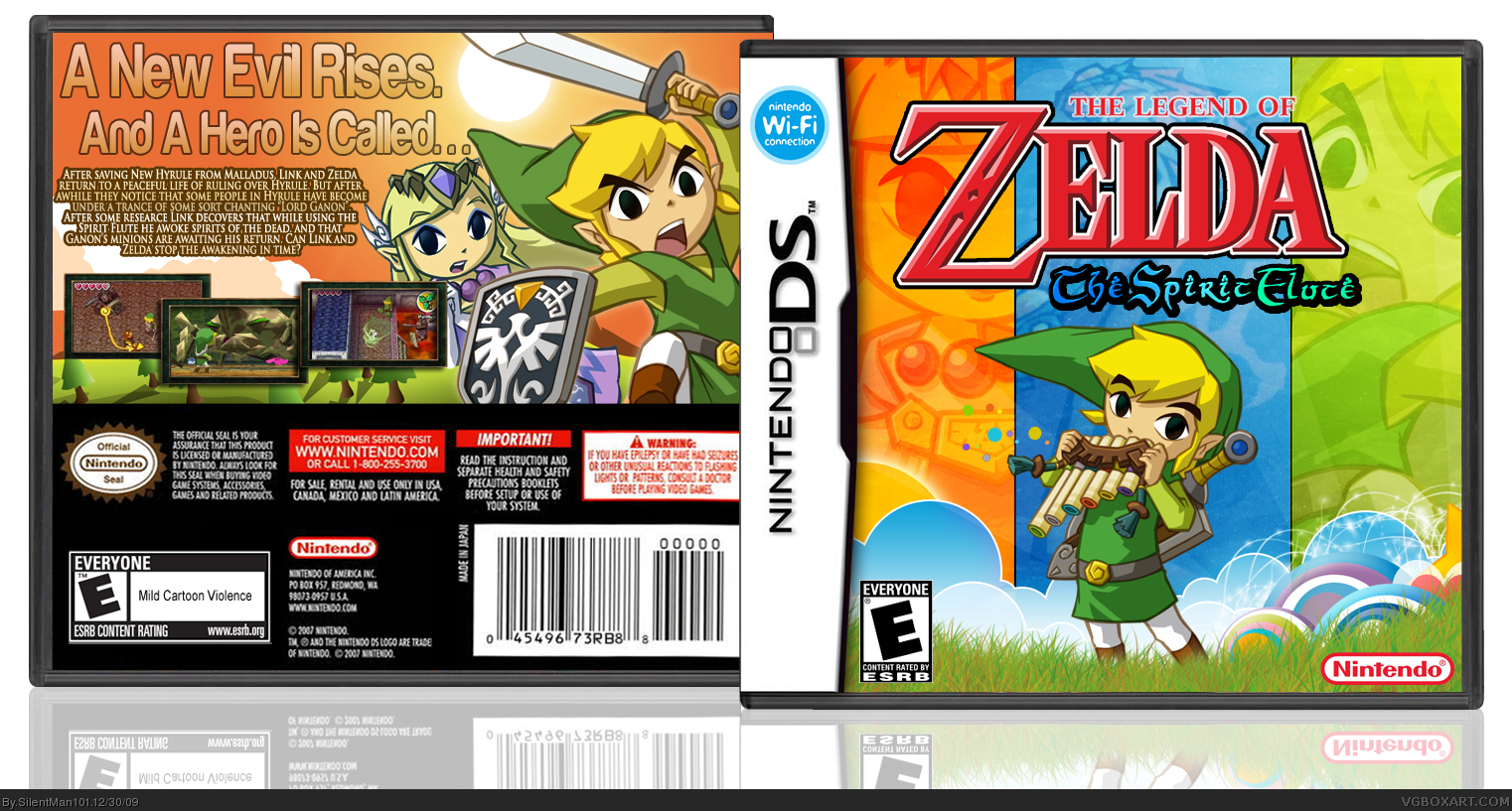 The Legend of Zelda: The Spirit Flute box cover