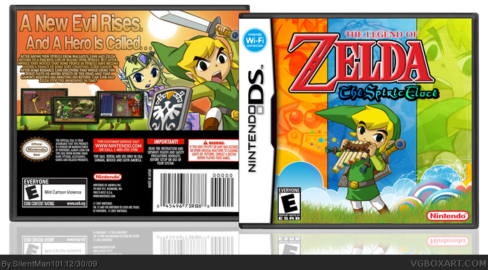 The Legend of Zelda: The Spirit Flute box art cover