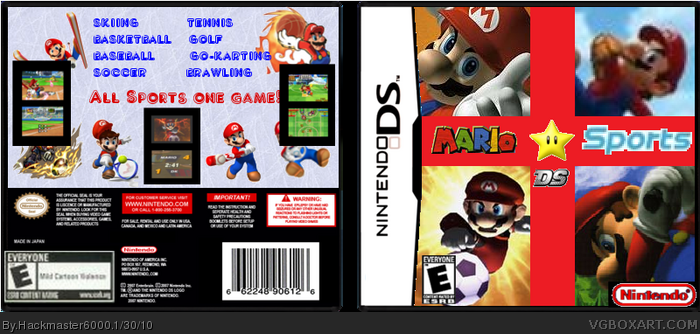 Mario Sports box art cover