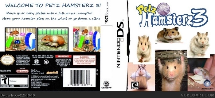 Petz Hamsterz box art cover