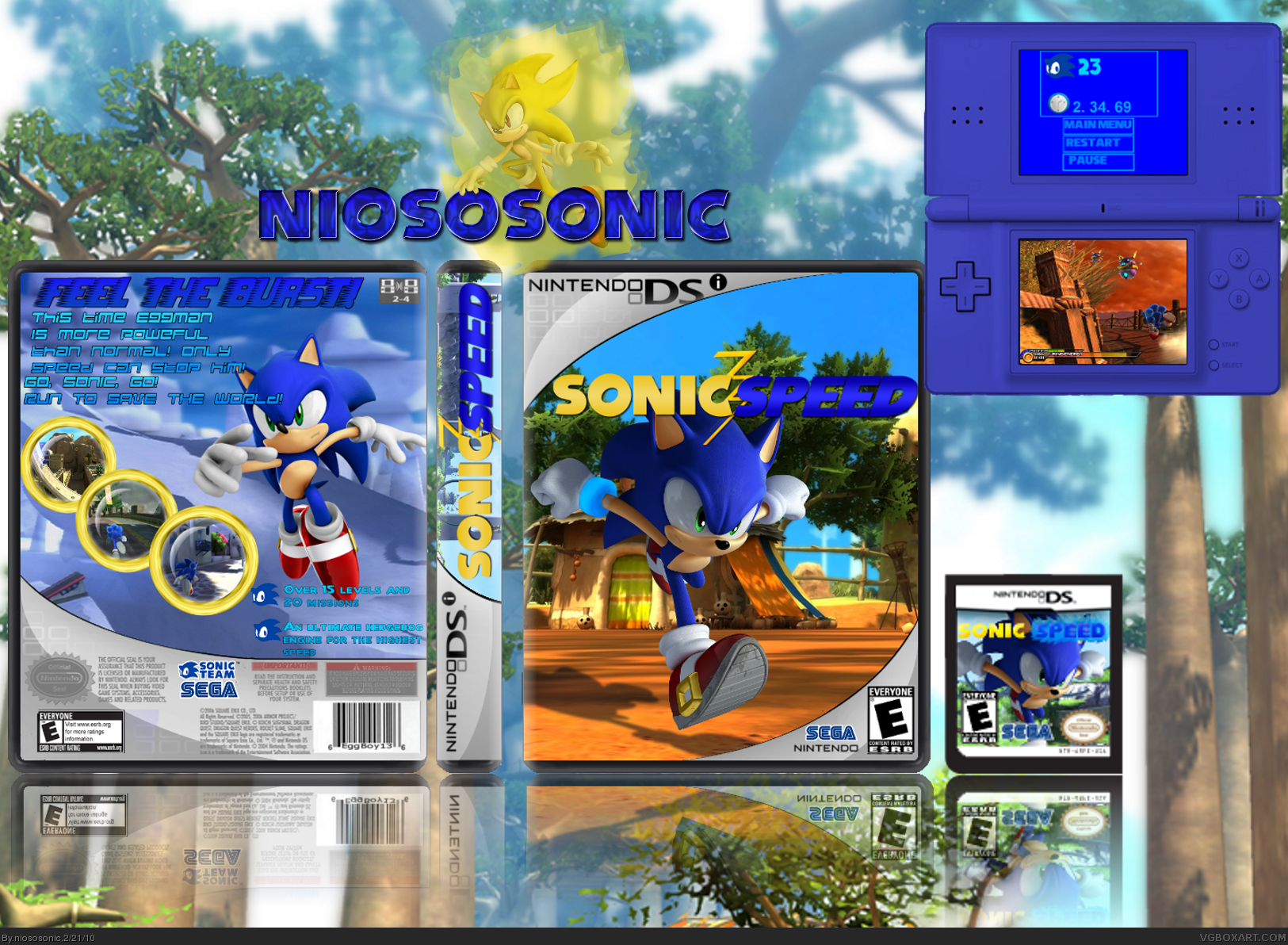 Sonic Speed box cover
