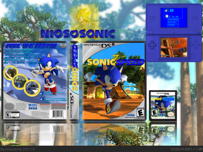 Sonic Speed box art cover