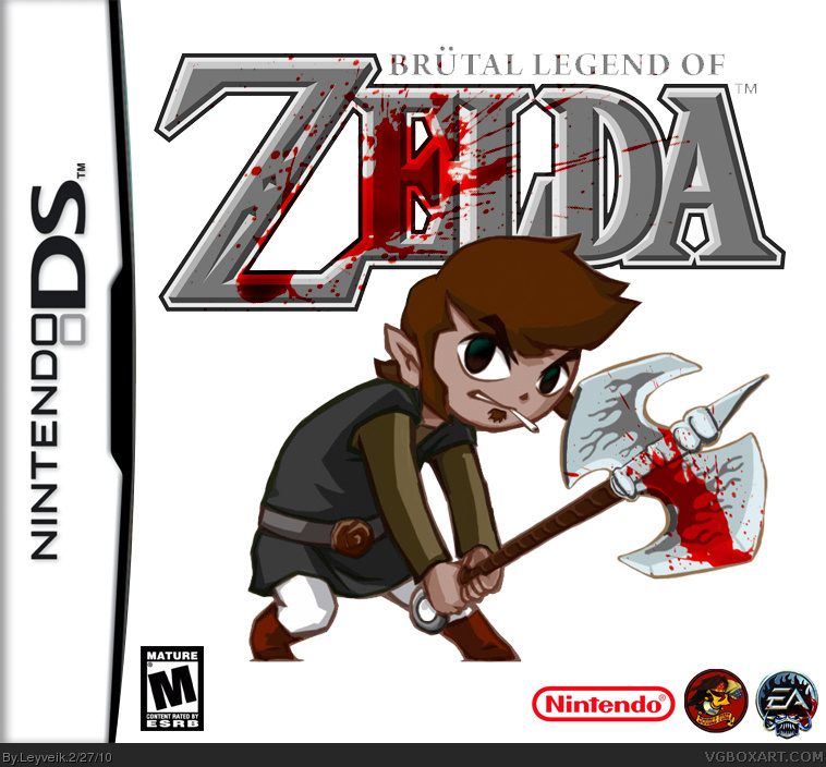 Brutal Legend of Zelda box cover