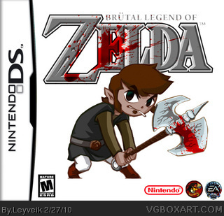 Brutal Legend of Zelda box art cover