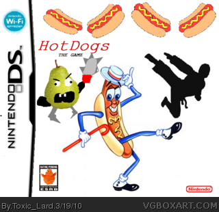 HotDogs : the game box cover