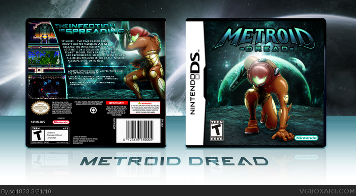 Metroid Dread box art cover