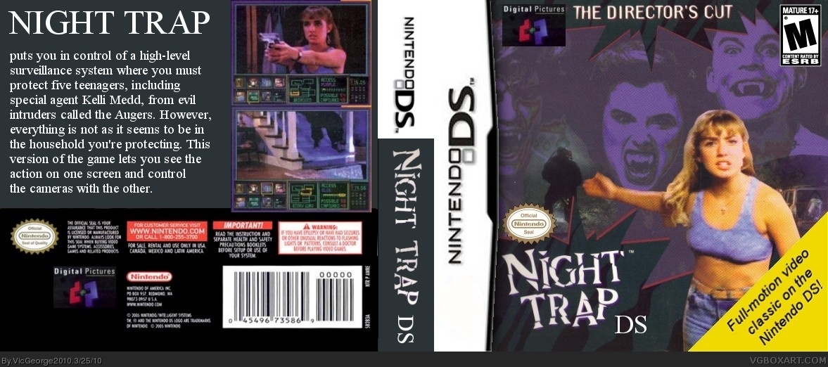 Night Trap DS box cover