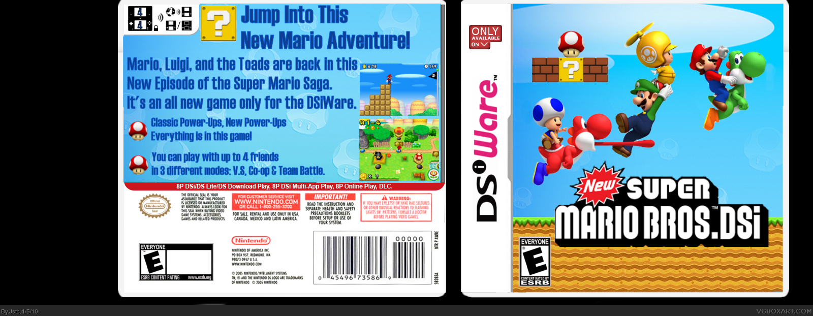 New Super Mario Bros. DSi box cover