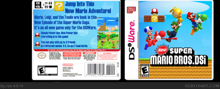 New Super Mario Bros. DSi box art cover