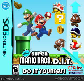 New Super Mario Bros. D.I.Y. box cover