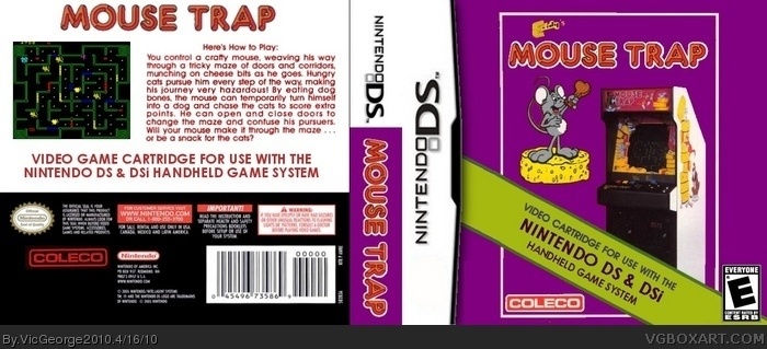 Exidy's Mouse Trap box art cover