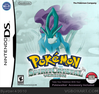 Pokemon SpiritCrystal Version box art cover