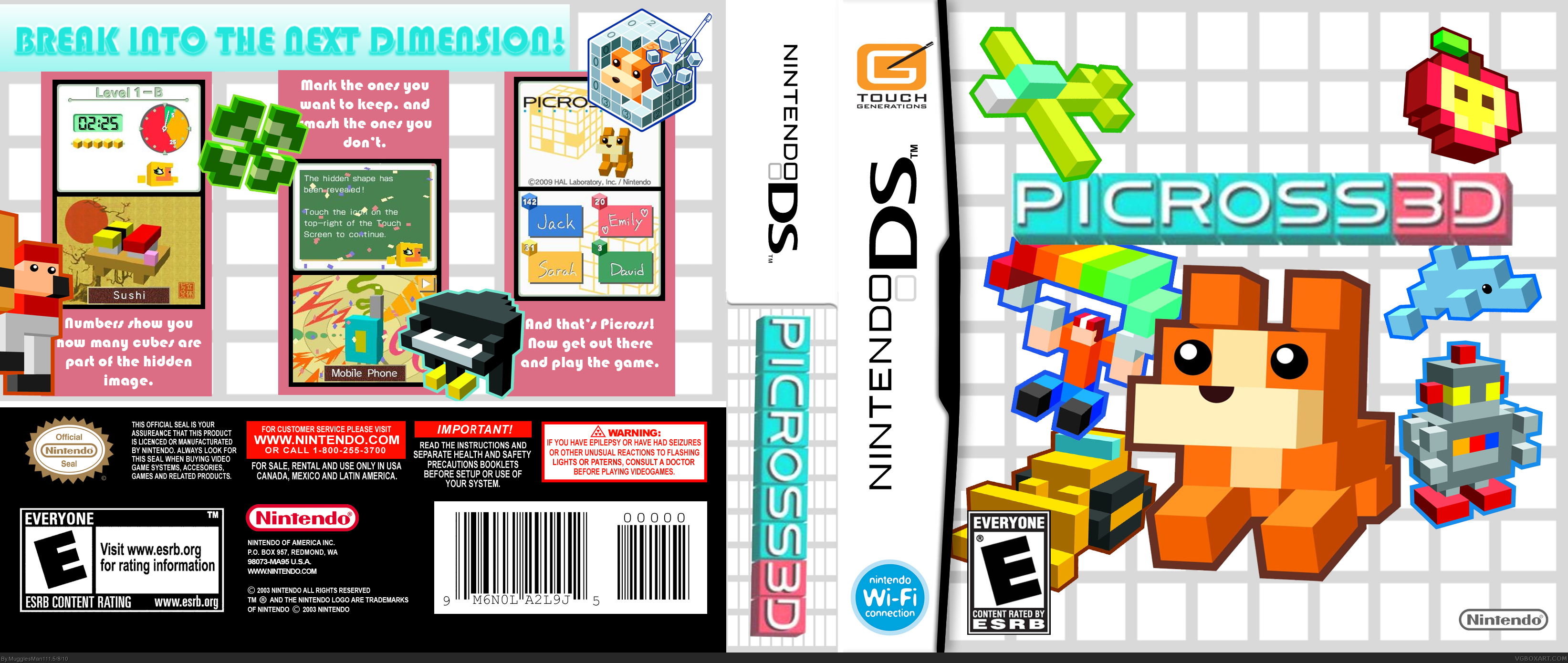 Picross 3D box cover
