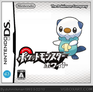Pokemon White Version box cover