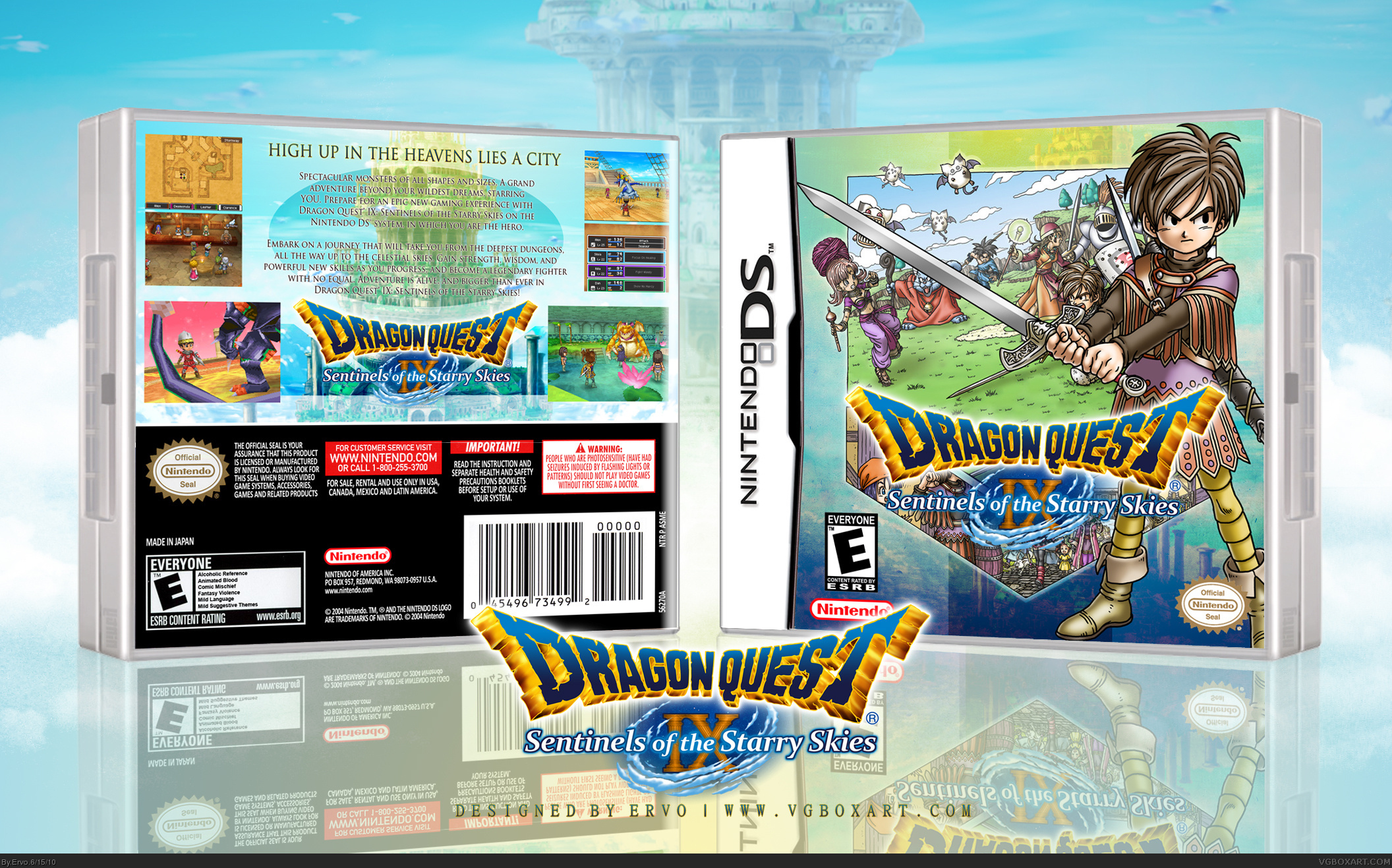 Dragon Quest IX: Sentinels of the Starry Skies box cover
