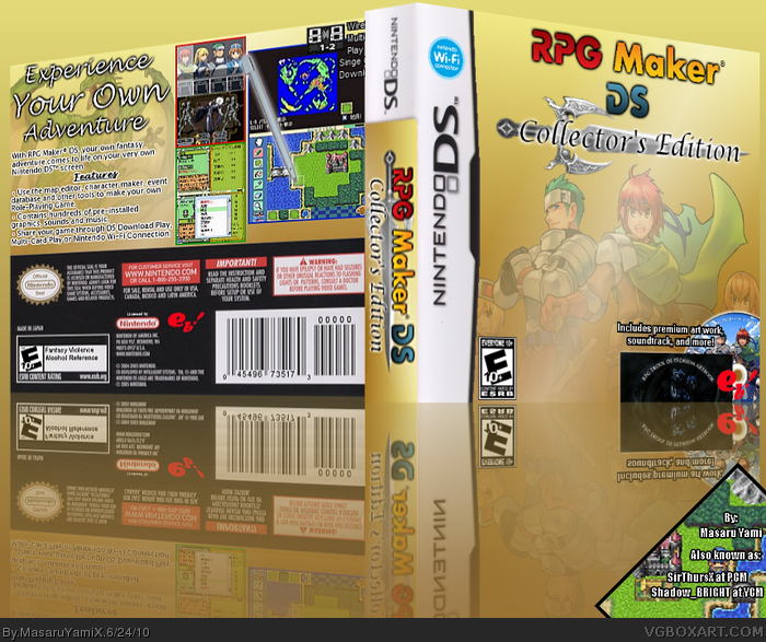 RPG Maker DS: Collector's Edition box art cover