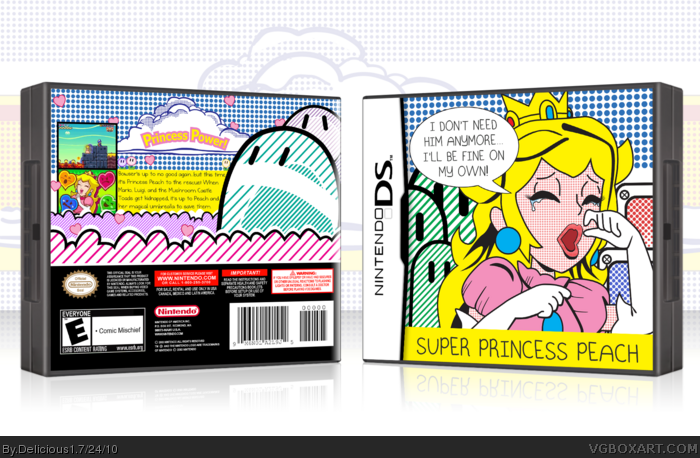 Super Princess Peach box art cover