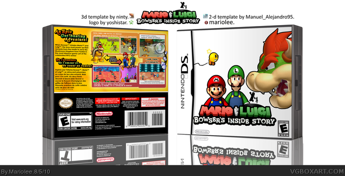 Mario & Luigi: Bowser's Inside Story box art cover