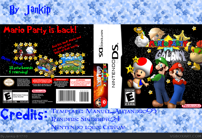 Mario Party Galaxy box cover