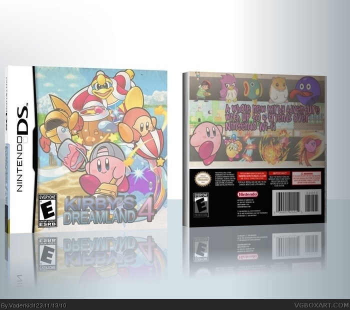 Kirby's Dreamland 4 box art cover