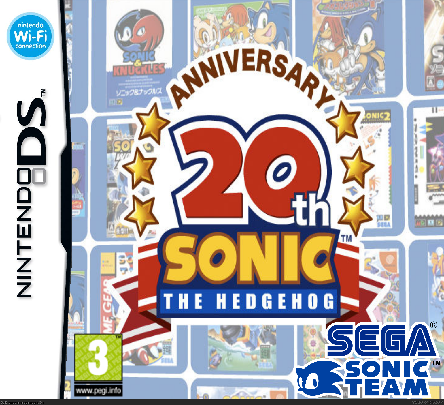 Sonic 20th Anniversary Collection box cover