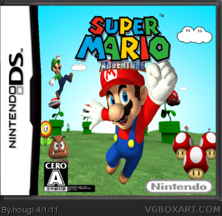 Super Mario Adventure box art cover