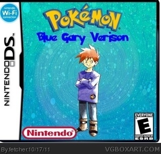 Pokemon Blue Gary Version box cover