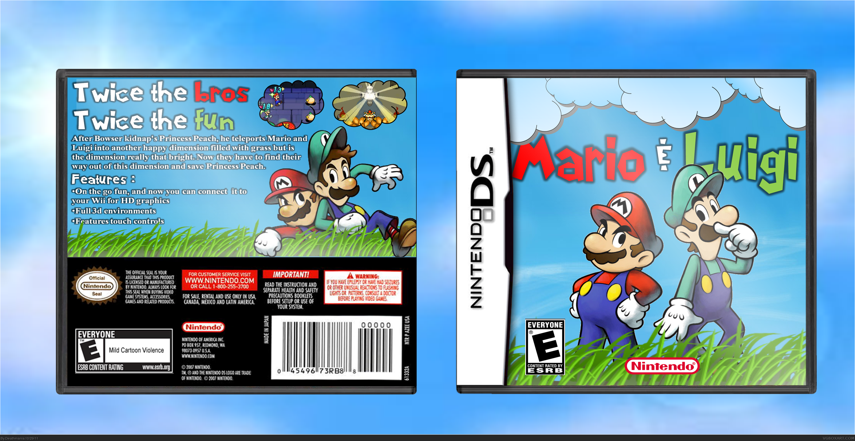 Mario & Luigi box cover