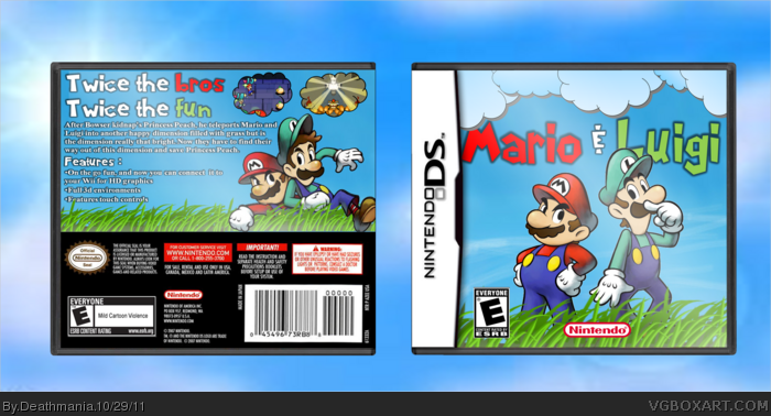 Mario & Luigi box art cover