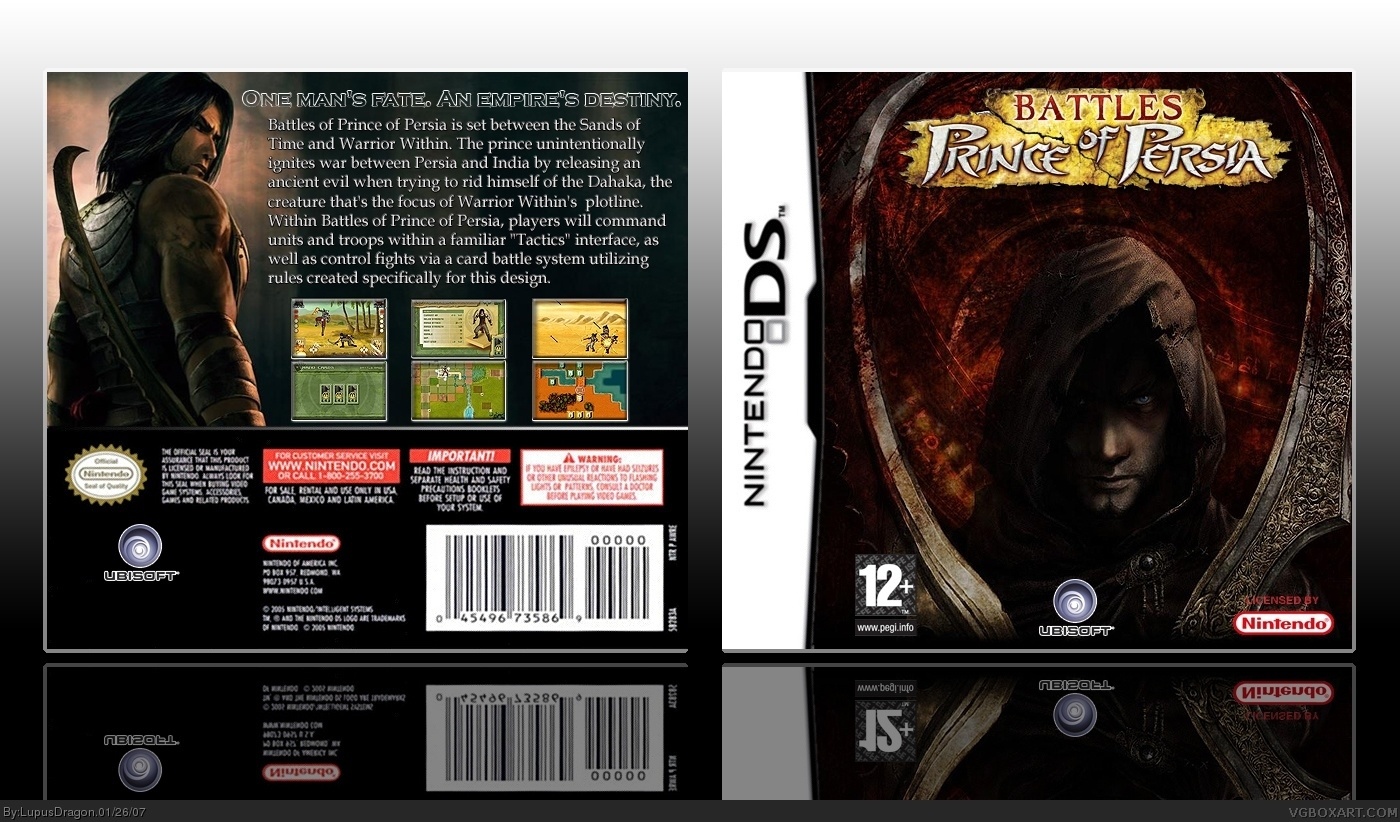 Battles of Prince of Persia box cover
