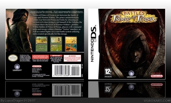 Battles of Prince of Persia box art cover